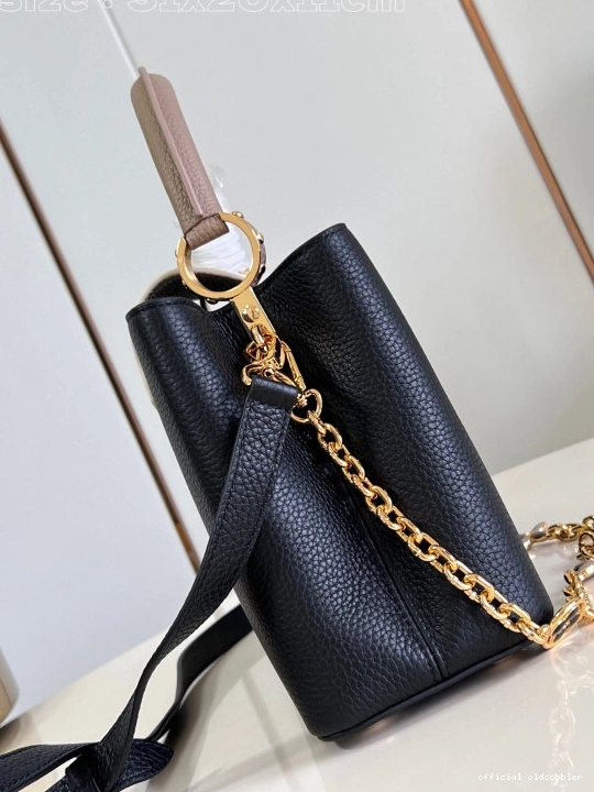 Official oldcobbler LOUIS CAPUCINES BB-31.5*20*11CM VUITTON 0727